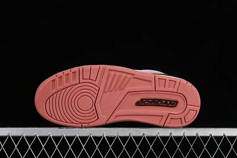 All categories Air Jordan Jordan series basketball shoes Air Jordan 3 cost-effective version Air Jordan 3 GS "Red Stardust" AJ3 Joe 3 new white pink flower 441140-100